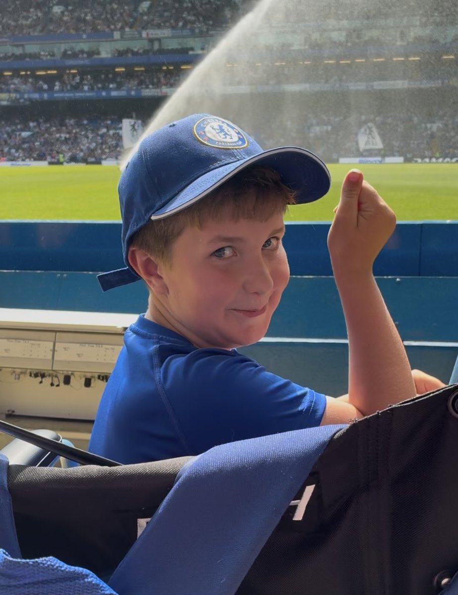 Happiest of boys to be back. #Chelsea #Teddy