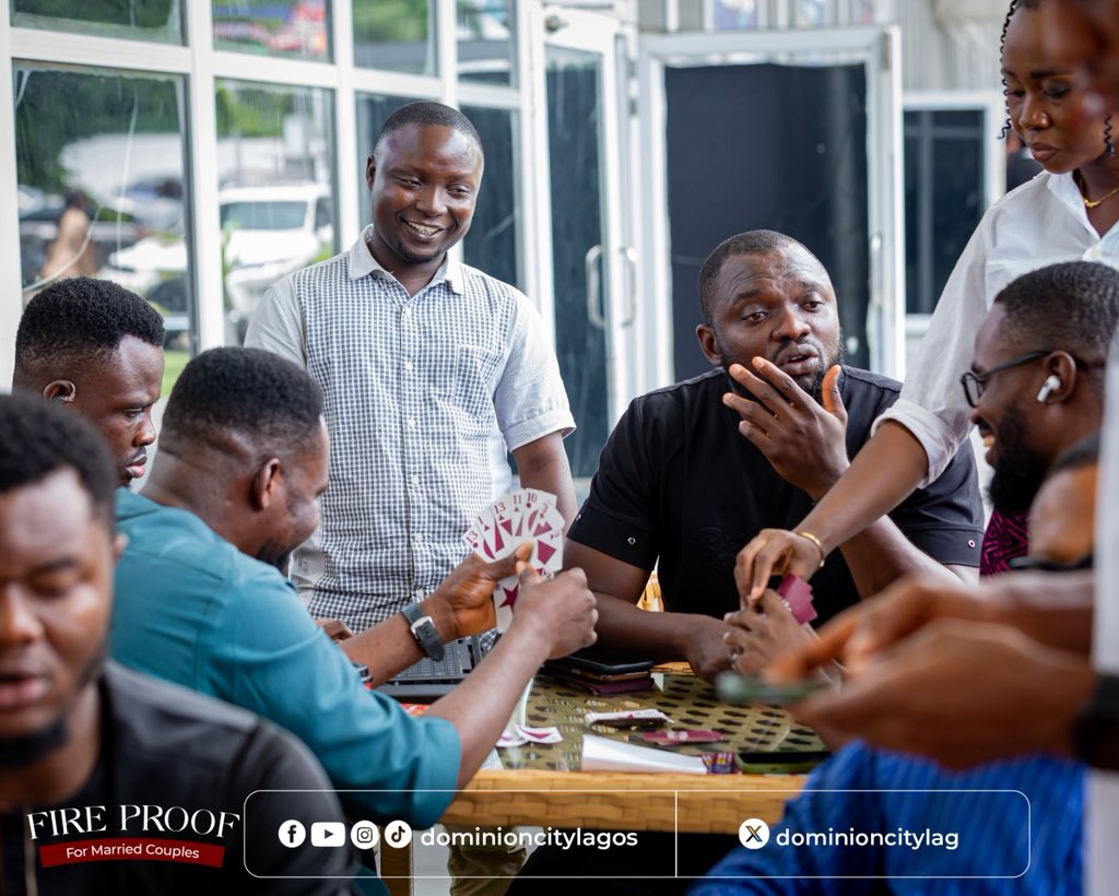 dominioncitylag's tweet photo. The singles were not left out in the fun today, they had time to mingle and play some games.
#DominionCity #DCLagosHq #ThriveSeries #FireProof #Communication #SundayService https://t.co/P55Mr5LCZ4