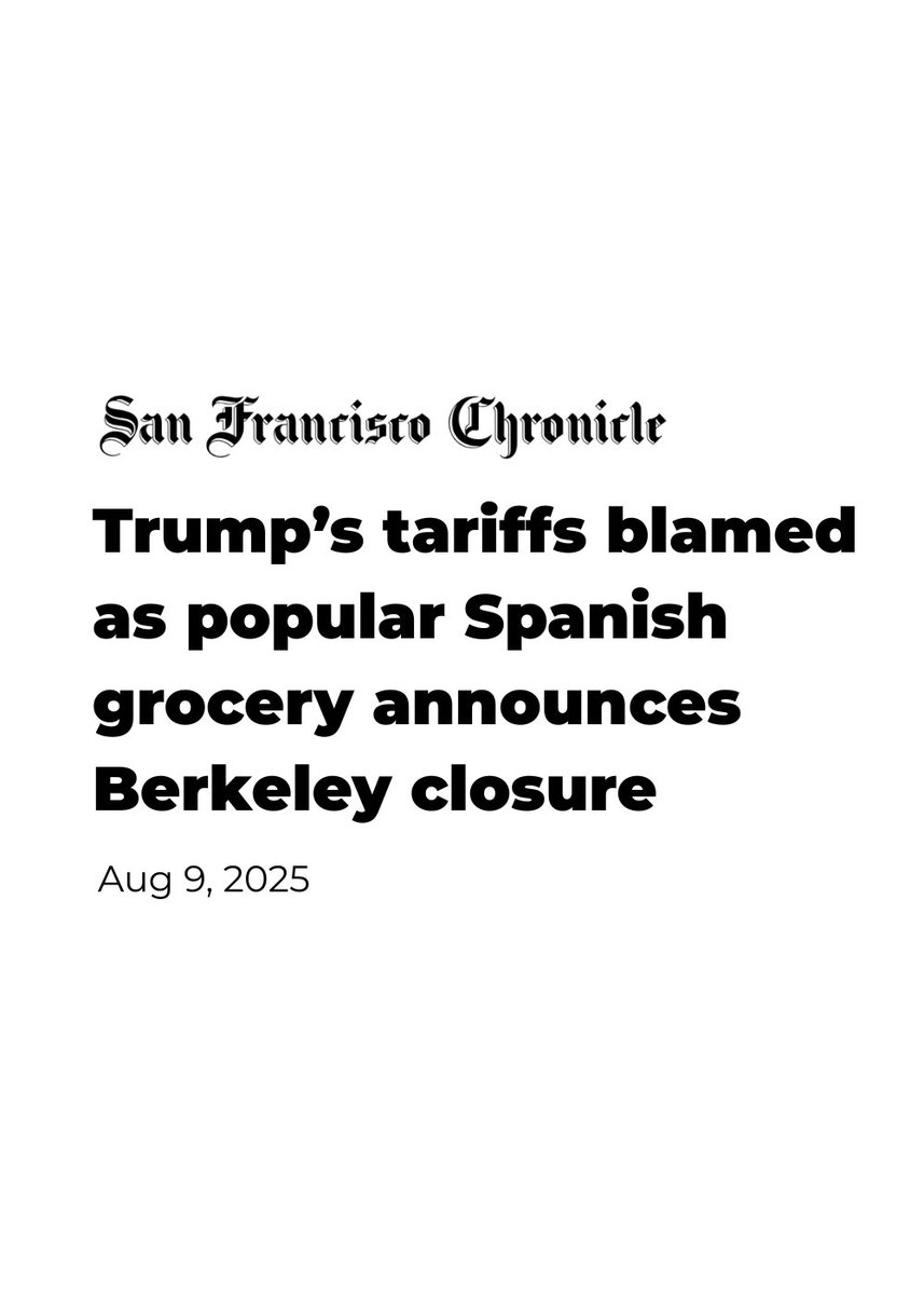 Donald Trump — the extremely low IQ President — is forcing American businesses to close because of his tariffs. 

He’s an incompetent loser.