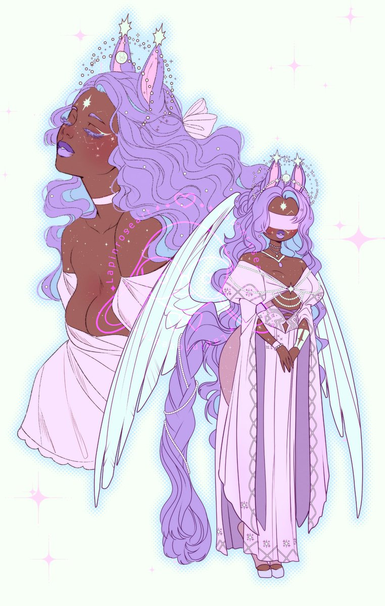 Lapinroseart's tweet photo. Oc desing!  She's its from a closed specie called Stellions
#ocart #digitalartwork #characterdesign https://t.co/buLcr2fhtC