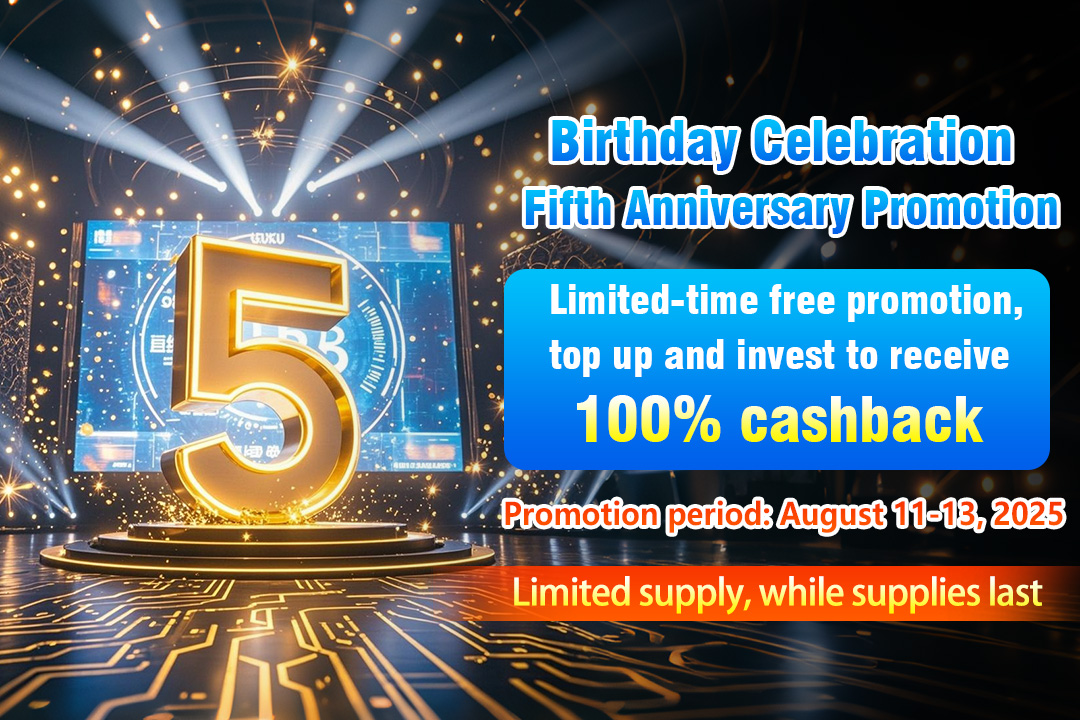 NR7Miner's tweet photo. Limited-time free promotion, top up and invest to receive 100% cashback
Promotion period: August 11-13, 2025
Limited supply, while supplies last：https://t.co/yVCtTJUt2c https://t.co/pzFX8eLS8C