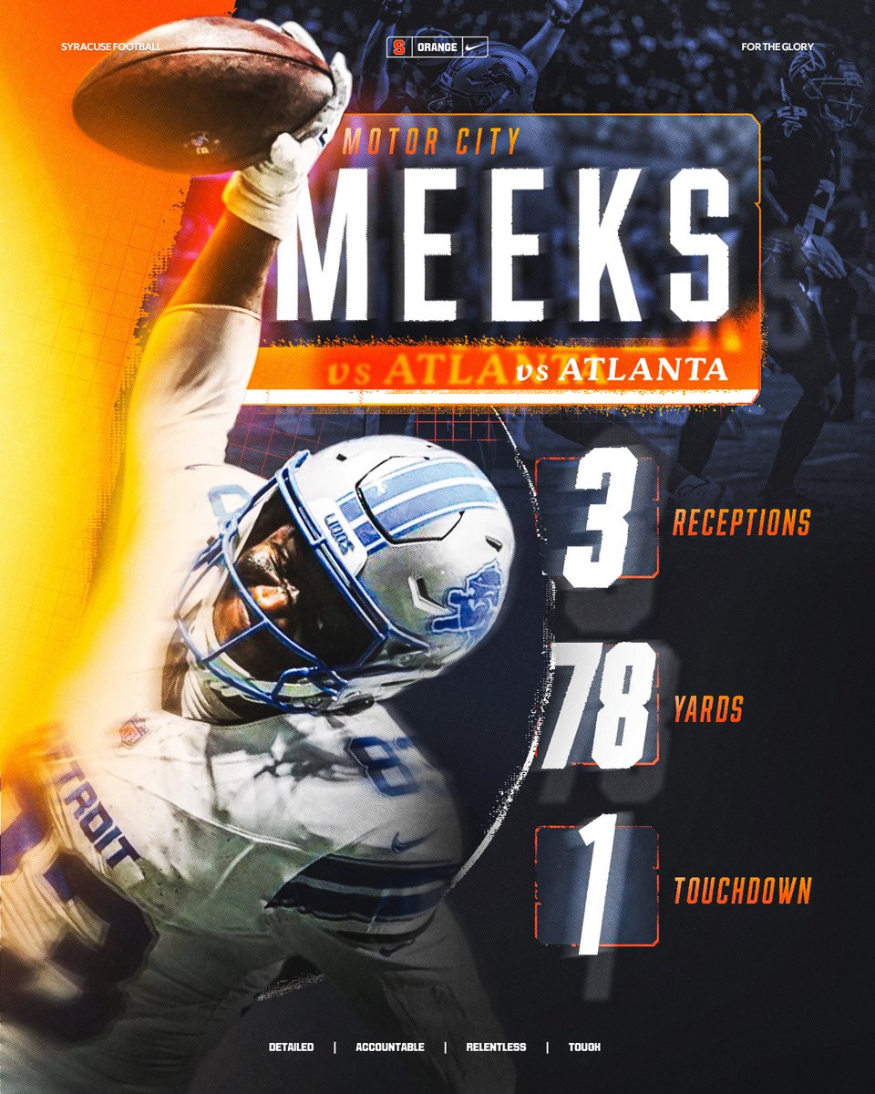 CuseFootball's tweet image. Motor City Meeks ‼️😤‼️

@_7JMEEKS balled out vs the Falcons 📈

🍊🎯