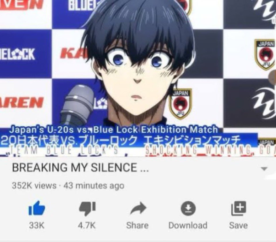 My main problem with bllk is how often they tease a deeper development of characters, complex relationships and dynamics...

...just to go back to football aurafarm slop again and not explore more 

I know there's an audience for that, but still it feels like a lost opportunity