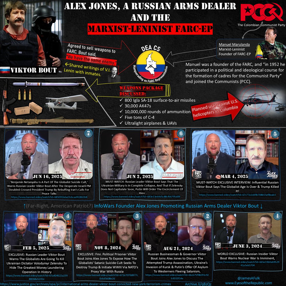 JamesAFulk (@jamesafulk) on Twitter photo <a href="/TrendyHipster/">espresso & coconut milk</a> told me Viktor Bout's associate, Petar Mirchev (implicated in supplying arms to Bout), was recently arrested. Mirchev was supplying Bulgarian weapons to the Mexican cartel. Once he is out of prison, @InfoWars can interview him and whitewash his background too. <a href="/TrendyHipster/">espresso & coconut milk</a> told me Viktor Bout's associate, Petar Mirchev (implicated in supplying arms to Bout), was recently arrested. Mirchev was supplying Bulgarian weapons to the Mexican cartel. Once he is out of prison, @InfoWars can interview him and whitewash his background too.