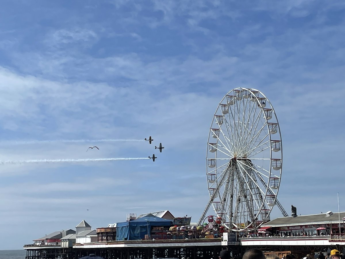 Pěknej den na Blackpool Airshow. 🛩️