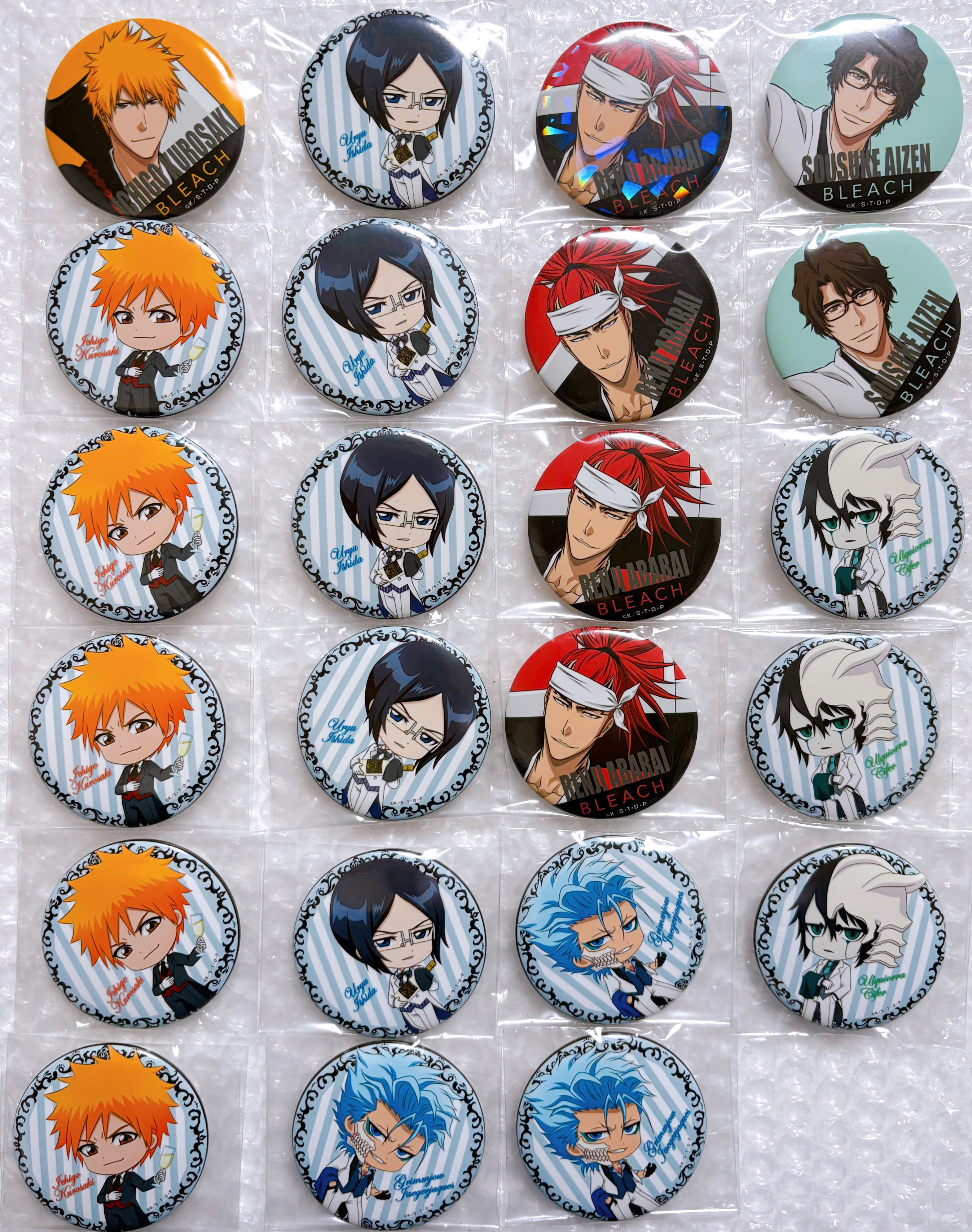 BLEACH ウルキオラ & グリムジョー in J-WORLD 缶バッジ BLEACH ウルキオラ & グリムジョー in J-WORLD 缶バッジ（BLEACH