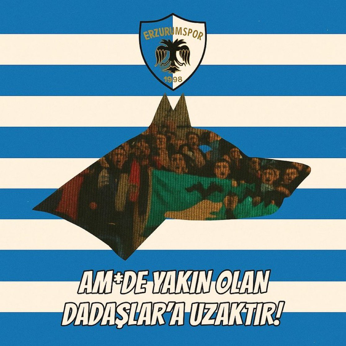 Bursaspor ve Erzurumspor taraftarlarının paylaşımları.