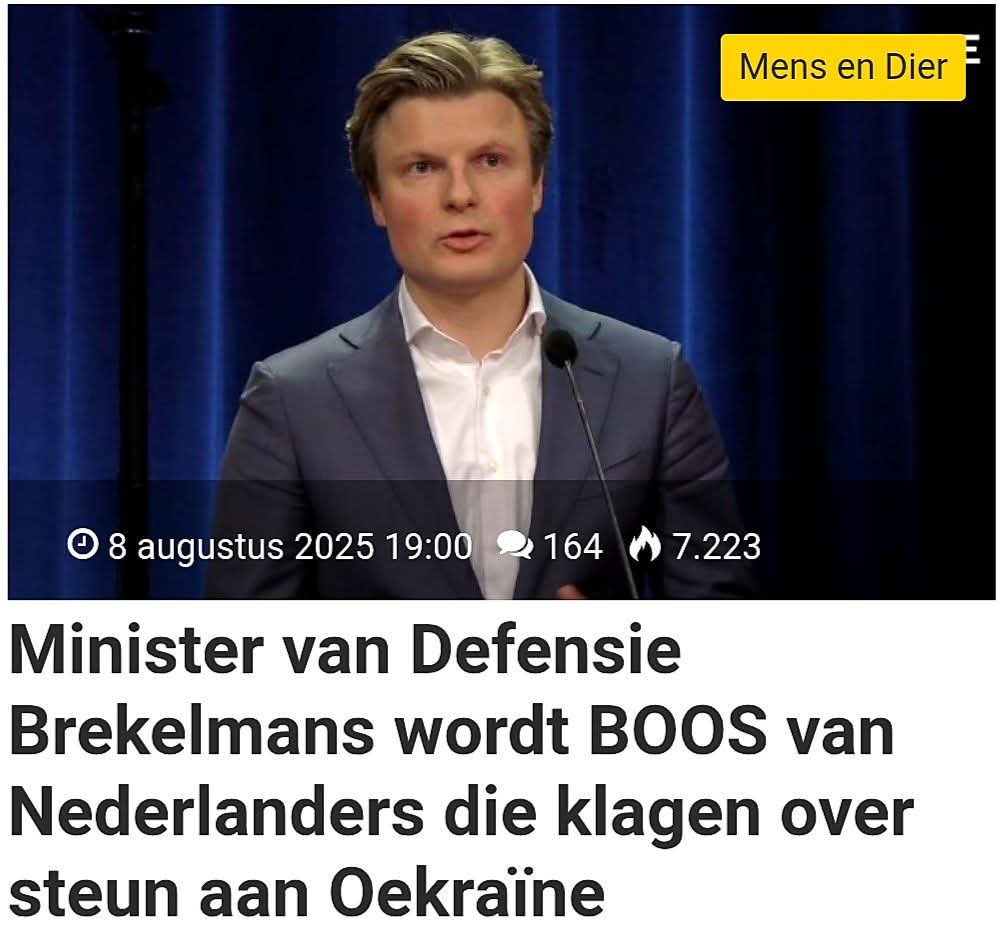 Opzouten Gruwelmans! Mensen zijn klaar met deze verspilling aan #nietonzeoorlog!!!!