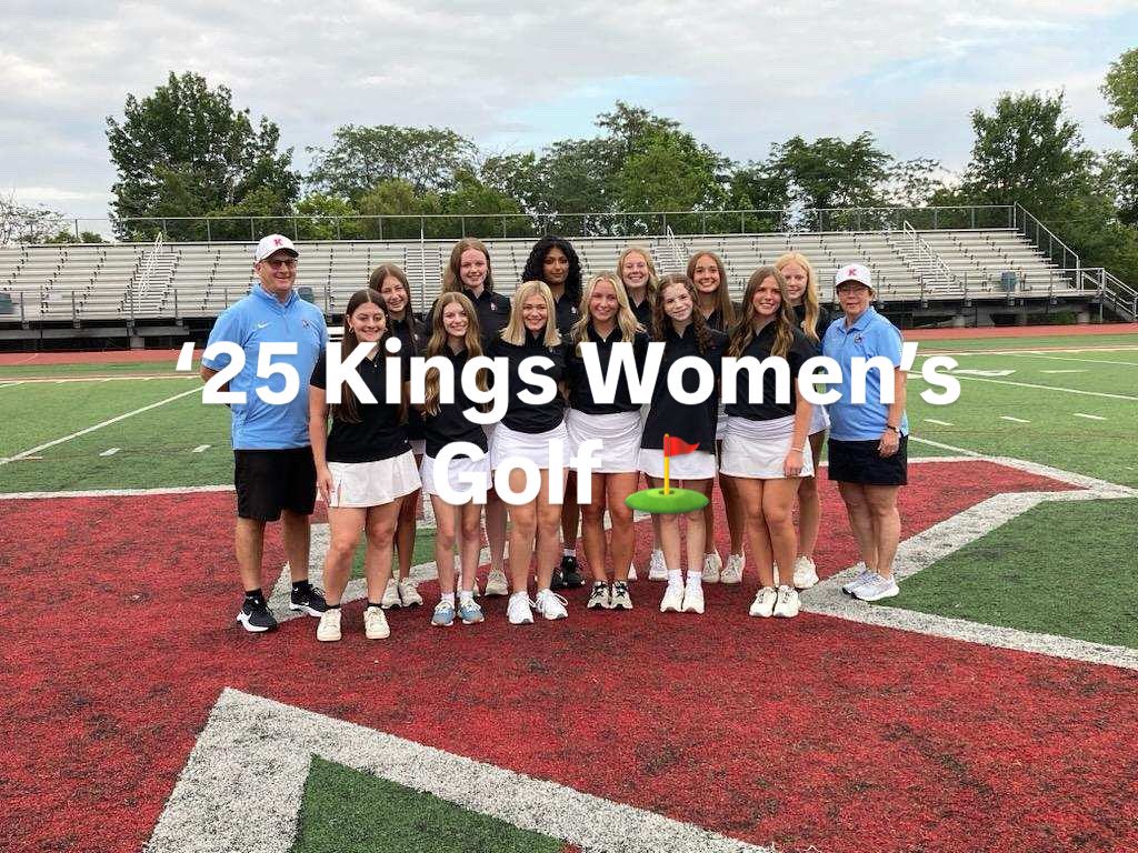 kingswomensgolf's tweet photo. Hello friends!  The 2025 @kingsathletics Women’s Golf Team is wishing you the very best academic &amp; athletic school year. Fore! ⛳️ https://t.co/TxAPStueJq