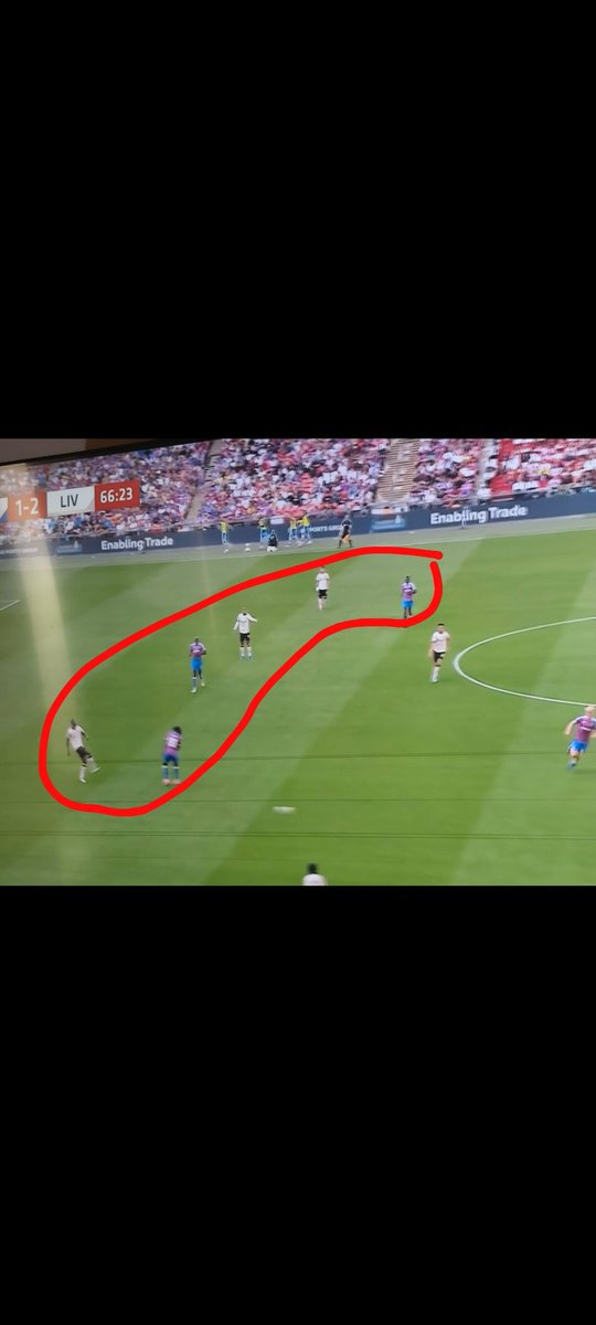 BLEYNARANJO's tweet photo. #Liverpool 3v3 atrás, frente a los del #CristalPalace que son grandes, fuertes, rápidos.
El DT no es un burro.❌
No esta desequilibrado.❌
No defiende mal.❌
DT y jugadores, entienden y aceptan esa manera de jugar, y aceptan los pro y contras que puede tener.
#ComunityShield https://t.co/qXSiTMfIwn