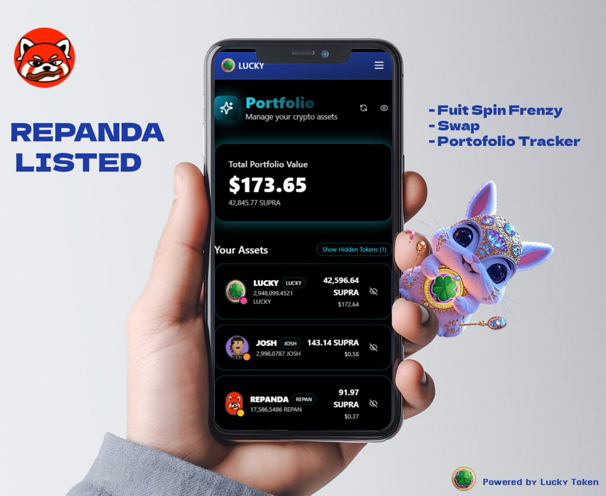 RepandaNFTclub's tweet photo. ππΌ REPANDA x LUCKY π
Weβre officially teaming up with @LuckyTokenz π
π₯ And now REPANDA is listed on Lucky!
π This golden opportunity is just getting started β get ready for the next big move! π
#REPANDA #LuckyToken #Crypto #Listing #BullRun https://t.co/iaArfrRrvN
