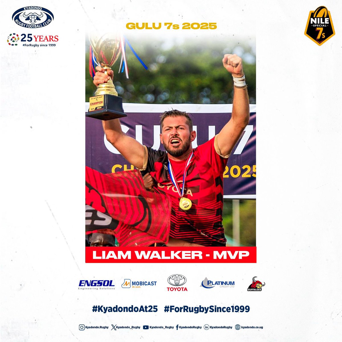 Kyadondo Rugby Football Club (@kyadondo_rugby) on Twitter photo YOUR GULU 7s CIRCUIT MVP- <a href="/liamwalkerug/">Liam Walker</a>
<a href="/BuffaloesRFC/">Buffaloes Rugby Club</a> #KyadondoAt25 #ForRugbySince1999 <a href="/Toyota_UG/">Toyota by CFAO Uganda</a> #Gulu7s YOUR GULU 7s CIRCUIT MVP- <a href="/liamwalkerug/">Liam Walker</a>
<a href="/BuffaloesRFC/">Buffaloes Rugby Club</a> #KyadondoAt25 #ForRugbySince1999 <a href="/Toyota_UG/">Toyota by CFAO Uganda</a> #Gulu7s