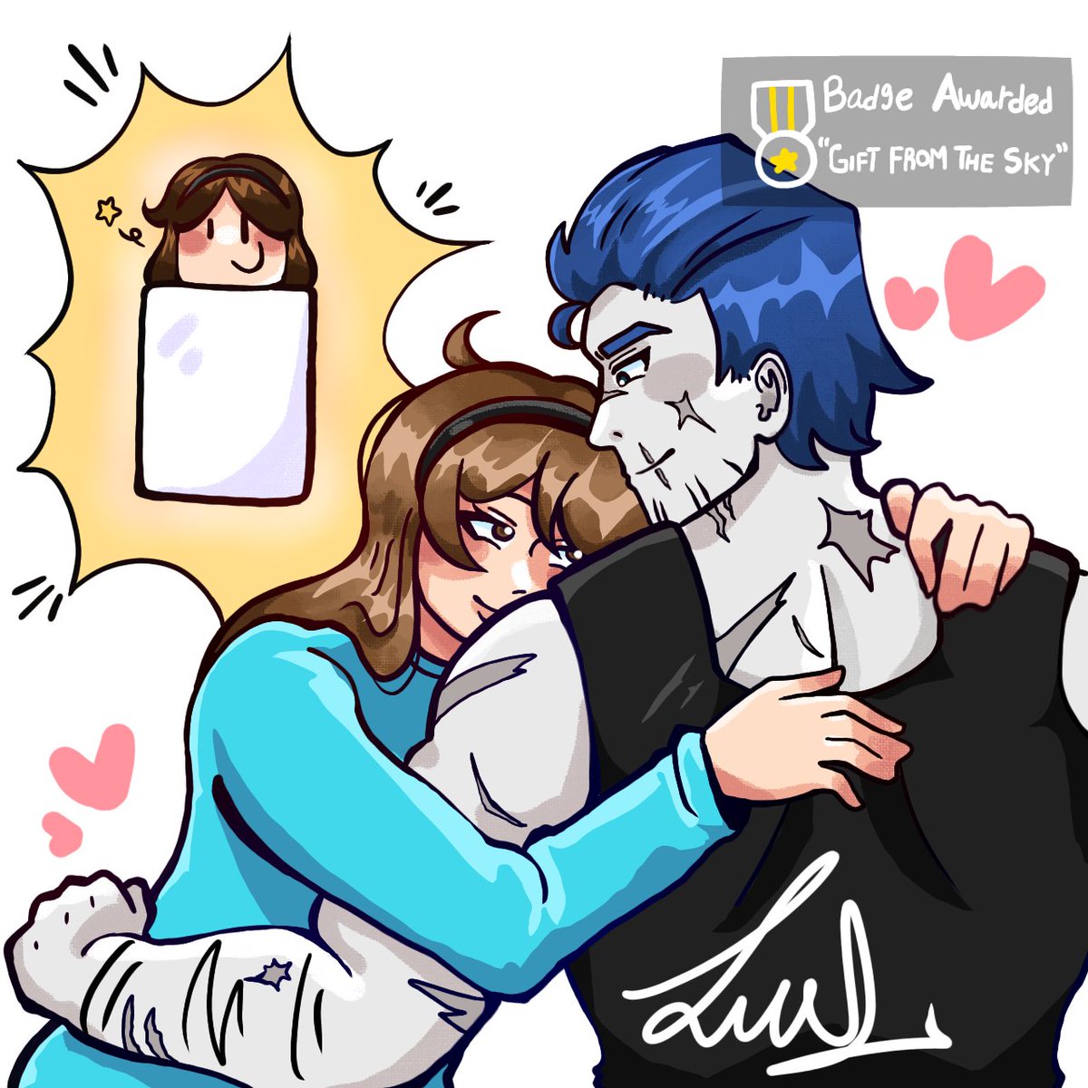 ShuDayoo24's tweet photo. Bird besties + Daisy1337 and Doombringer

#janroblox #shedletsky #shedletskyforsaken #thelastguest #guest1337 #daisy1337 #doombringer #Forsaken #ROBLOX #robloxadmins #ibispaint #MediBang #art #artist https://t.co/w4KUdTYAzJ