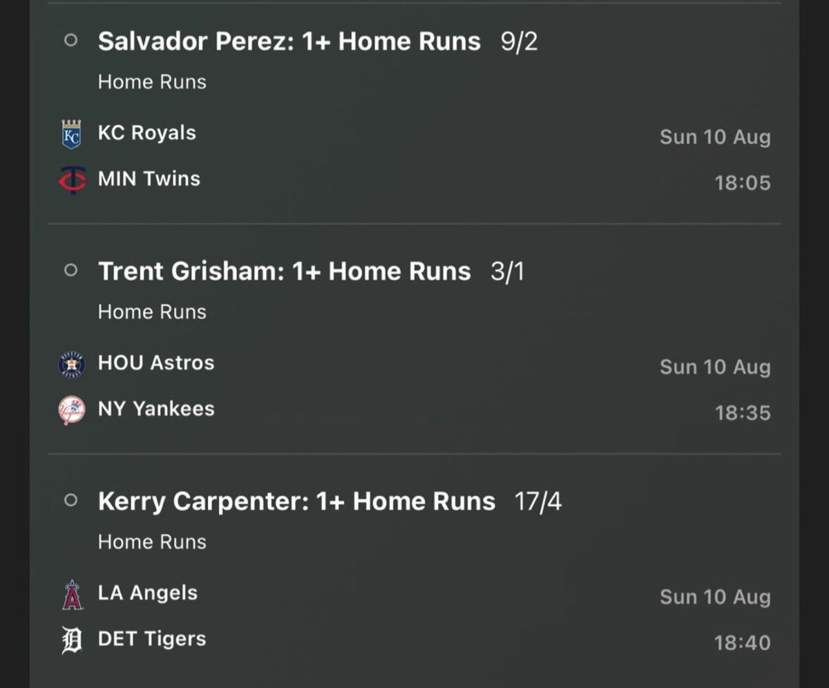 Let’s try and hit a 3 man parlay #MLB <a href="/greentickzz/">GreenTickzz</a>