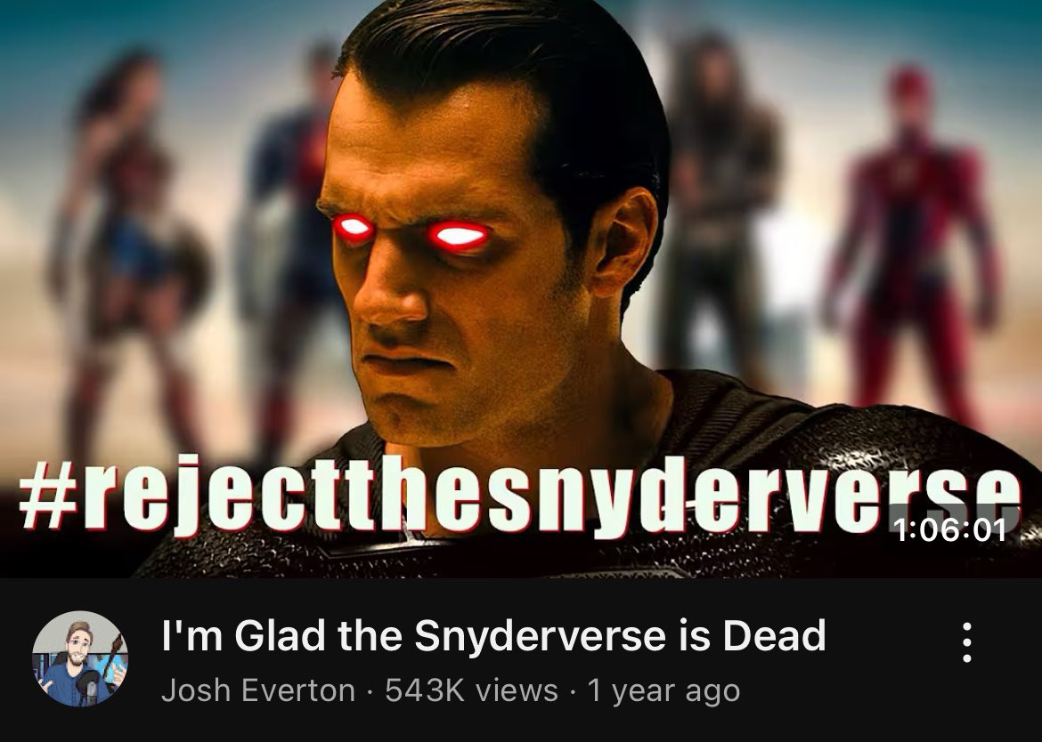 CULT ENDER #REJECTTHESNYDERVERSE tweet media