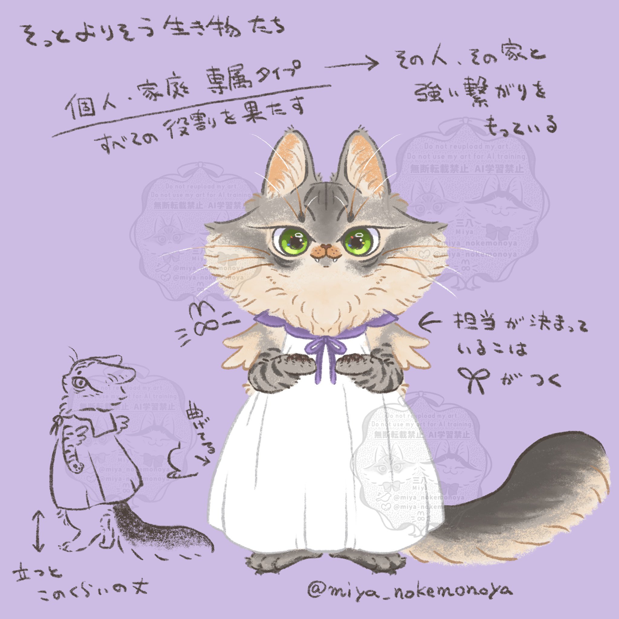 mimizouさま専用★9匹の猫ちゃん★オーダーイラスト 三八 on X: 