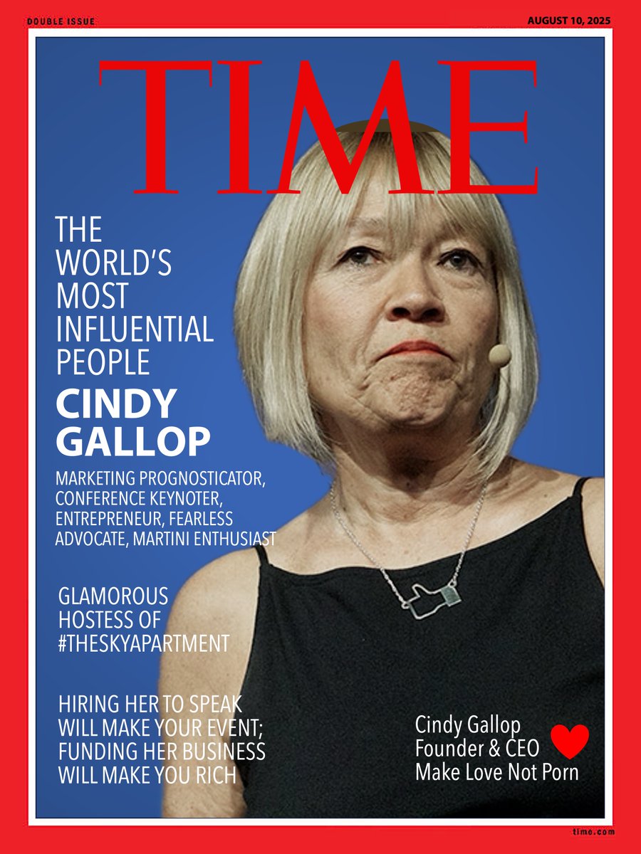 It's about time <a href="/cindygallop/">cindygallop.eth</a> had her own mag cover. Congratulations!