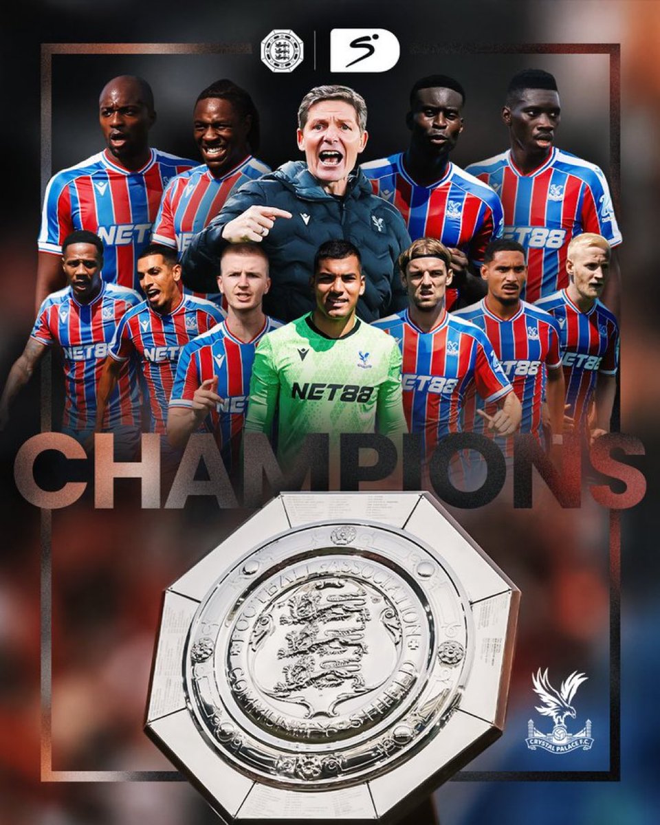Nice one Crystal Palace!

#CRYARS⚽️ #CommunityShield🏆