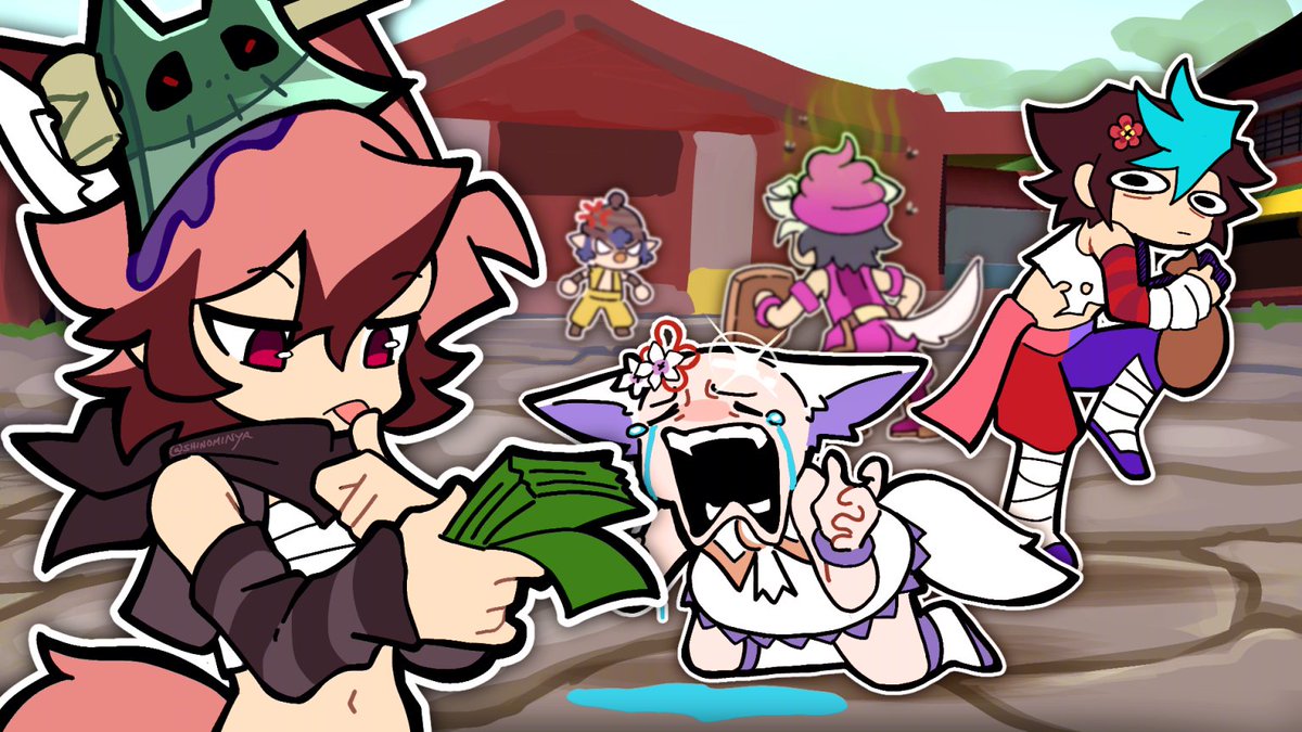 shinominya's tweet photo. Just another lovely day in Dokapon Kingdom~ 💸 https://t.co/Mc139vDGDi