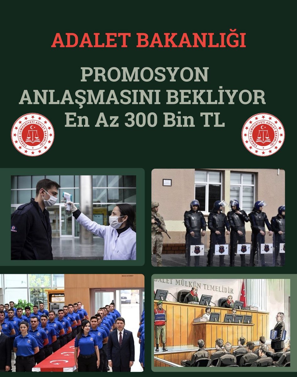 alperenumutt's tweet photo. Tüm Adalet bakanlığı personelleri olarak adaletli bir promosyon anlaşması beklemekteyiz. 

#AdaletBakanlığıTekSes300Bin https://t.co/BsjUz4grMG