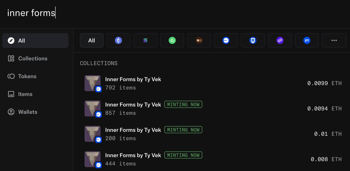 Not gonna lie, getting copy-minted feels like an achievement unlocked, but please be careful out there, a lot of fakes are popping up.

And just know that you can only mint Inner Forms on <a href="/fx_hash_/">fxhash</a>, not on <a href="/opensea/">OpenSea</a>.