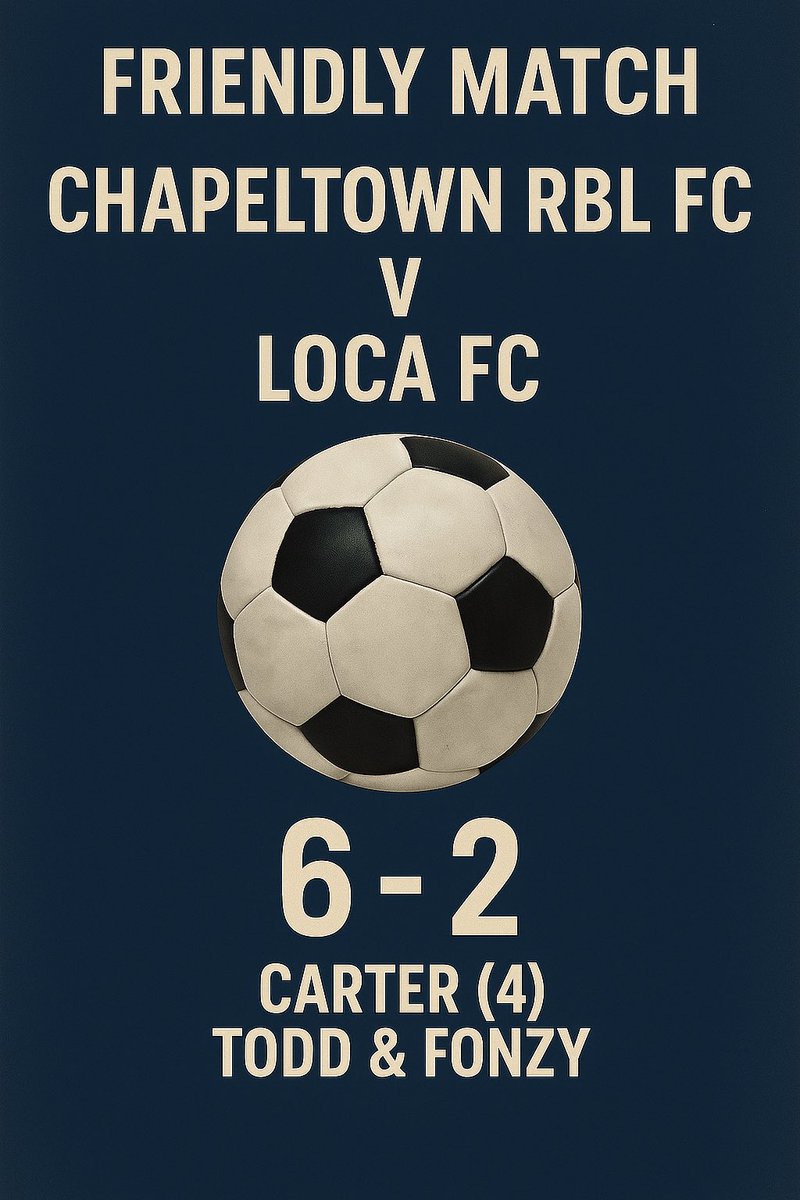 ChapeltownRBLFC's tweet photo. Today’s Result: https://t.co/UVNTAz0q4S
