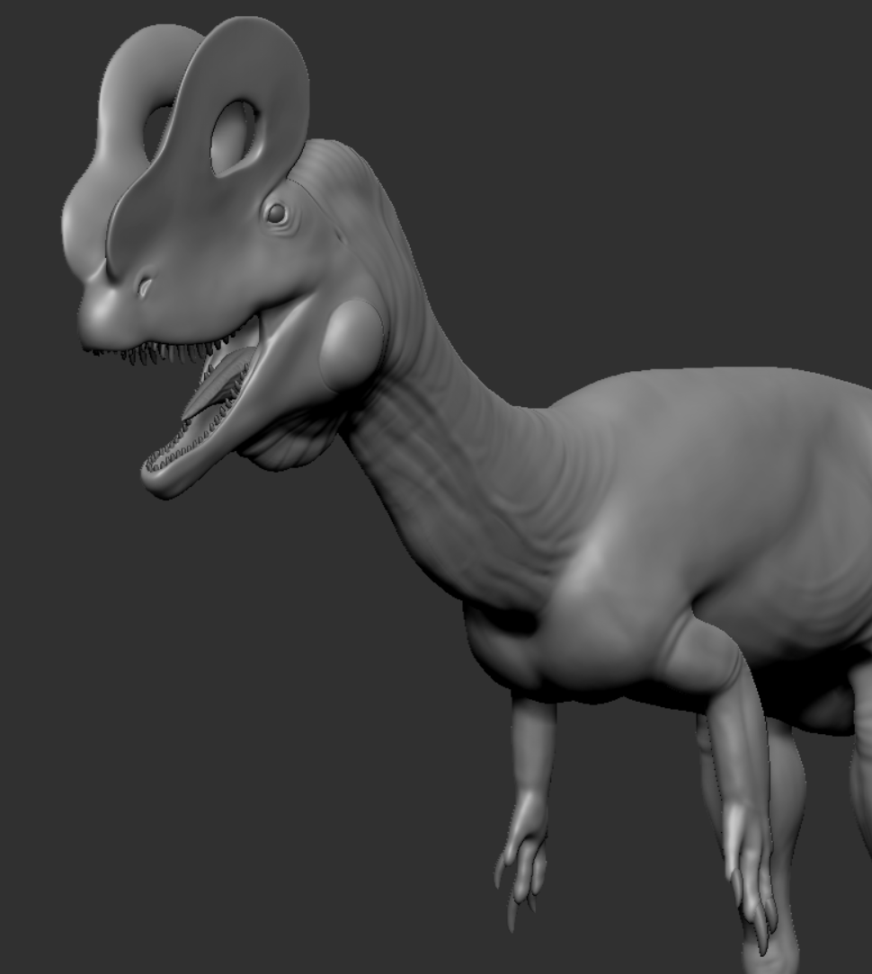 Avocadosaur_'s tweet photo. Will be fixing and adjusting my Dilophosaurus model to turn it into Avo! Lets see if I can improve my first 3D model :D

#WIP #Zbrush #3Dart #art https://t.co/VjOTYAwZpK