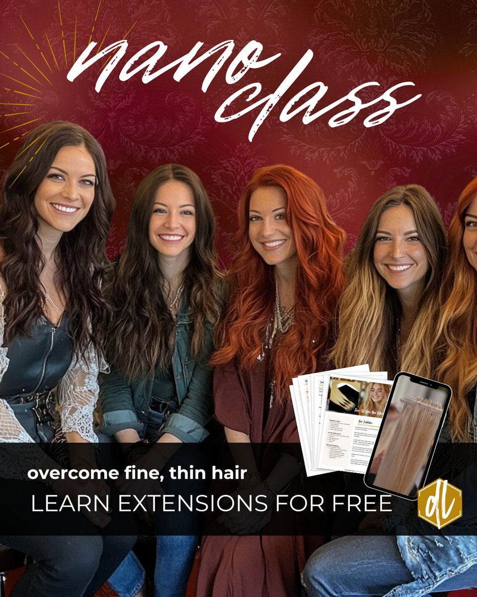 doctoredlocks's tweet photo. Learn the full nano extension journey—from install to removal—with the Bliss Nano Hair method. 💌 Take the class: https://t.co/MWdjsK2bO9 https://t.co/jWCh0L7cTV