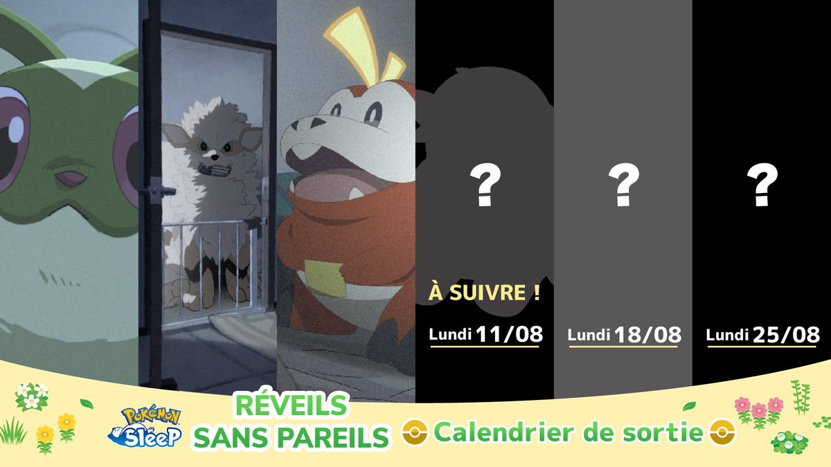 Quel sera le prochain Pokémon à apparaître, selon vous ? 🤔💤

#PokemonSleep