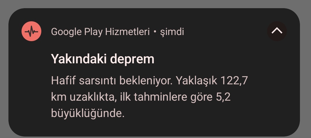 hicsevmemissin's tweet photo. Depremden saniyeler önce bildirimi aldık #deprem #izmir https://t.co/eqfiwJxVK7