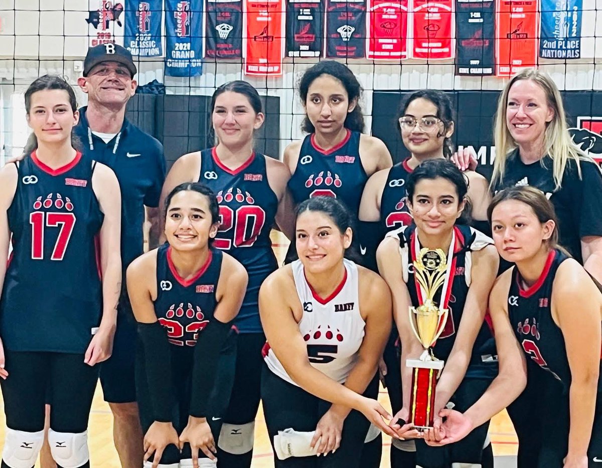 BanffHouston's tweet photo. Let’s hear it for our Varsity Lady Bears! They battled hard and brought home 2nd place at the Humble Christian Back-to-School Volleyball Tournament this weekend. It’s going to be an amazing season! 🏐🔥
#BanffPride #LadyBears #GoBears #BanffVolleyball https://t.co/ykOYjmYDNJ