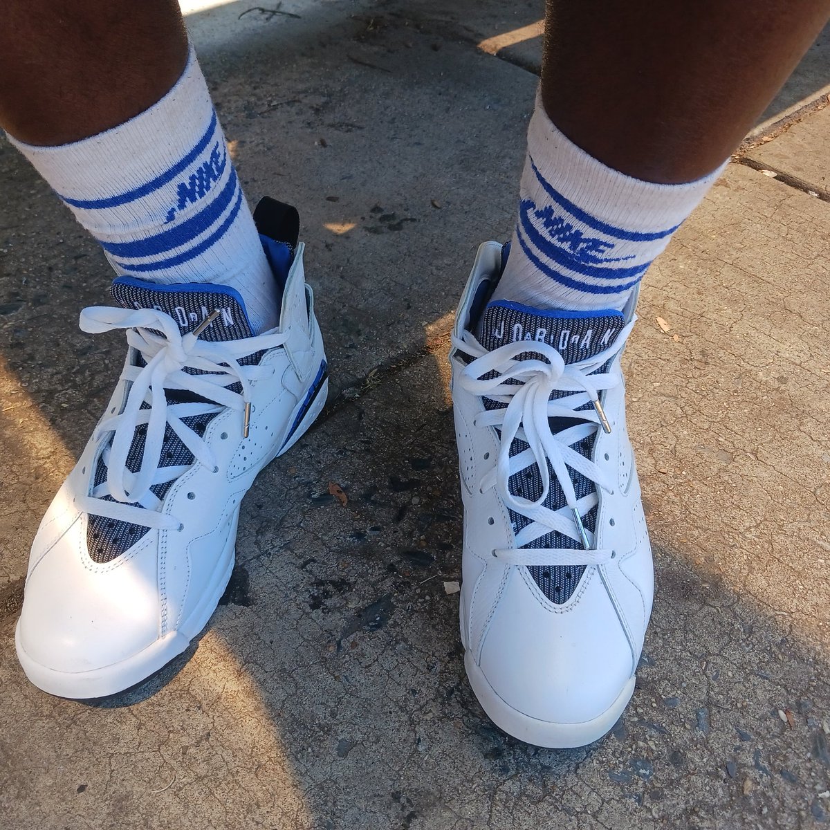 Blackmartian333's tweet photo. I know 4 a FACT U ain't seen a pair of deez! #VII'sπ₯π#LikeMike #NikeHead #AirJordans #Nike #KOTD π #Jordans #Jordan #AirJordan #Kicks #Classic #Classics #BlackCat #SneakerHead #Sneakers #SNKRS #Nikes #GOAT #LastDance #NBA #Orlando #Magic Colorway #ChecksOverStripes #SwooshGang https://t.co/jYRgZhipIx