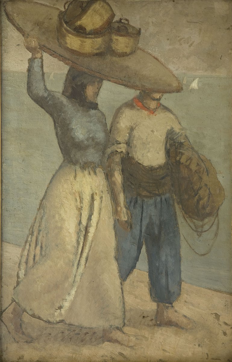 "Pescadores catalanes" - Juli González, hacia 1910-1914.