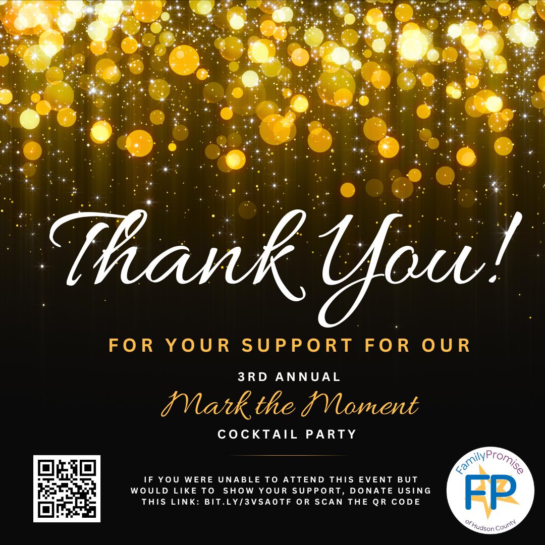 FP_Hudson's tweet photo. Thank you to everyone who joined us for our 3rd Annual Mark the Moment: The Promise Awards! Your support helps us continue serving families in need. 💛 If you missed it but would like to make an impact, donate here: https://t.co/E7fXjei4Ed #FPHC #MarkTheMoment #HudsonCounty https://t.co/pAyiXhMUB5
