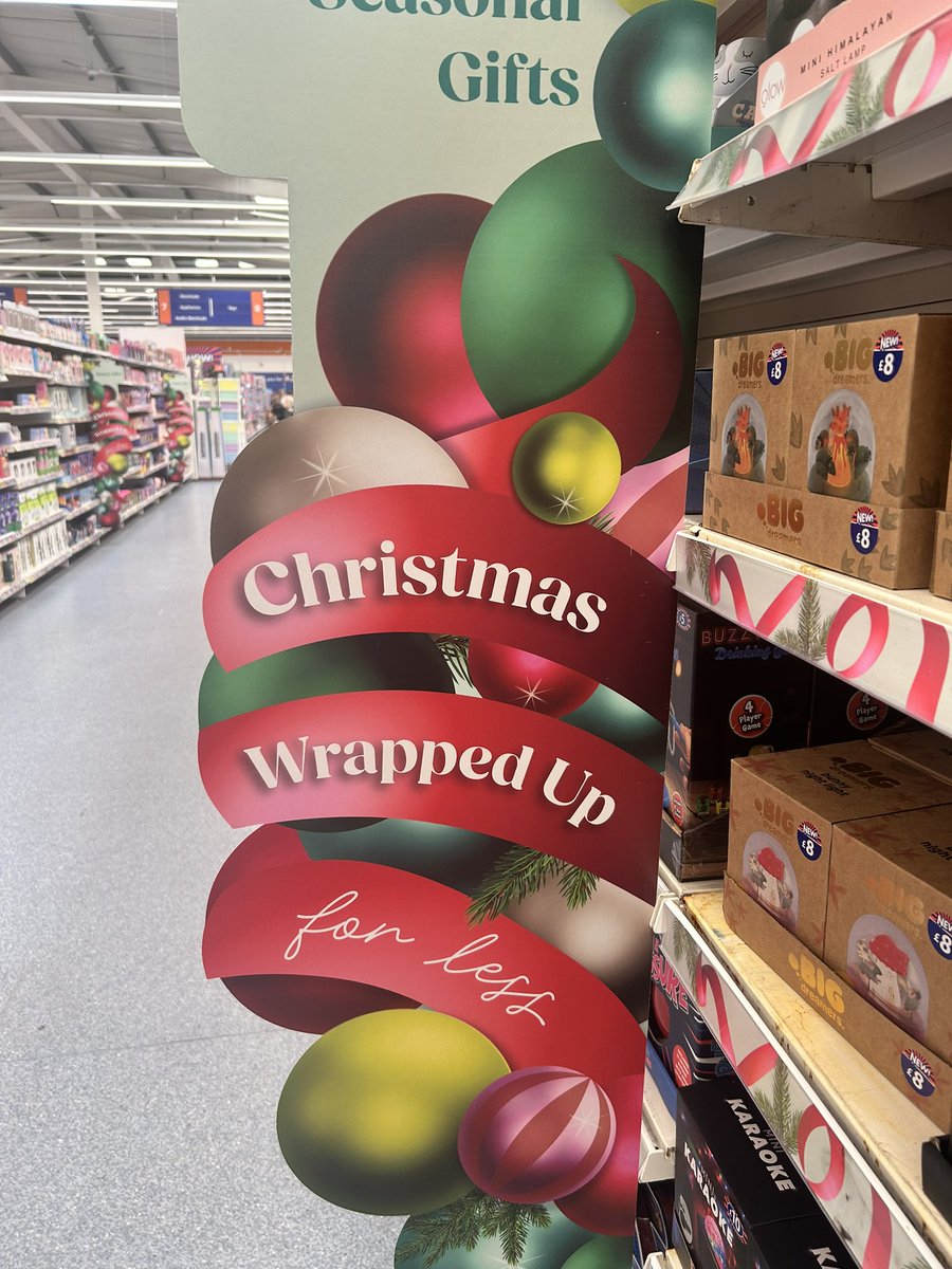 My local B &amp; M, Penzance…. Now forgive me, when I checked this morning it was the 10th August…. August , yes August 🤬and it’s no wonder people like myself are sick to the back teeth of Christmas by the time it actually arrives… 🤬