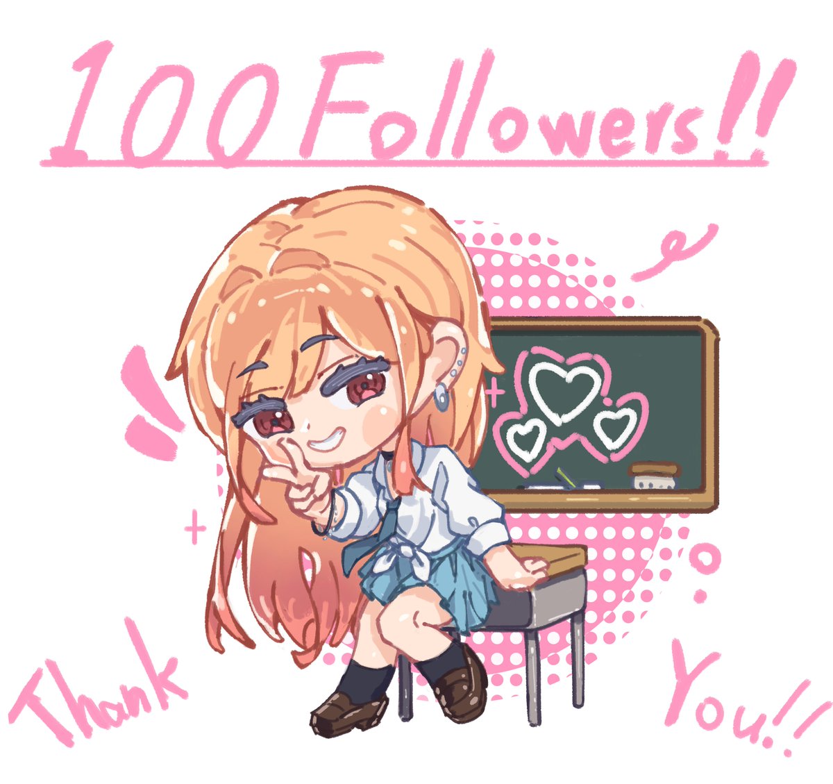 SuikkaGcy's tweet image. I thought it would probably take a month to reach 100 followers🥲. Thanks to everyone, I &apos;ve reached 100 followers today. I&apos;ll continue uploading my content!🫶🫶
#着せ恋 #MarinKitagawa #moots #art #smallartist #artmoots #fanart #illustration #AnimeArt #MyDressUpDarling #chibiart