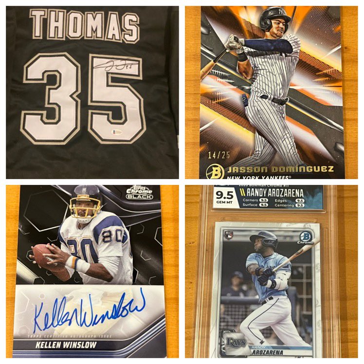 5K_Collectibles's tweet photo. Come join 5K Family Razz

RAZZ ROSTER #101 up
10 spots each
Promo giveaways BIG HURT jersey+

SPOTS in FAVRE MONTANA autos BRADY MOHOMES GRIFFEY JETER RCs RIPKEN JORDAN RYAN &amp; more

DM if interested

RT🙏 &amp; tag
ROSTER &amp; PRICES👇
@TGNCards @LAcarddude @westcards28 @goingdeepe https://t.co/mmKyTTwnn5