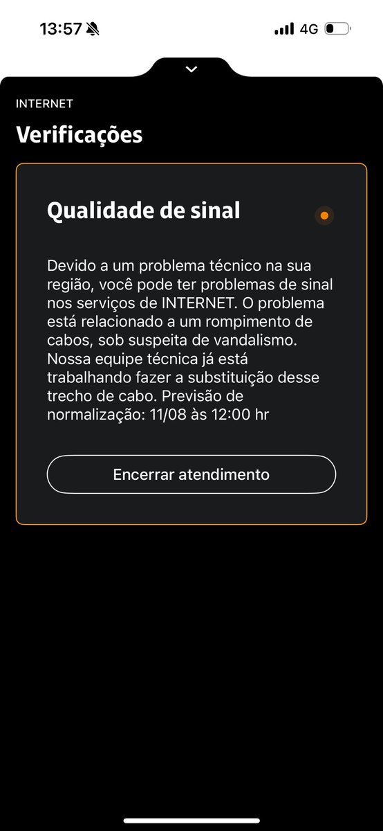Tomtomrj_'s tweet photo. @ClaroBrasil só pode ser brincadeira! Desde as 23h do dia 09 sem sinal. Serviço caro desse para um reparo de 2 dias https://t.co/eSq1WsOswj