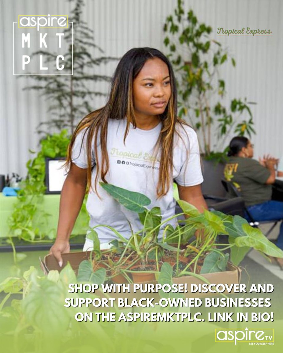 TVaspire's tweet image. Shop With Purpose this Black Business Month!🌿✨

At Tropical Express ATL, it’s more than décor—it’s an experience!

Lift up small Black-owned businesses like this one, or spotlight your own by joining aspireMKTPLC! 🛍️ mktplc.aspire.tv

#ShopBlack | #aspireMKTPLC