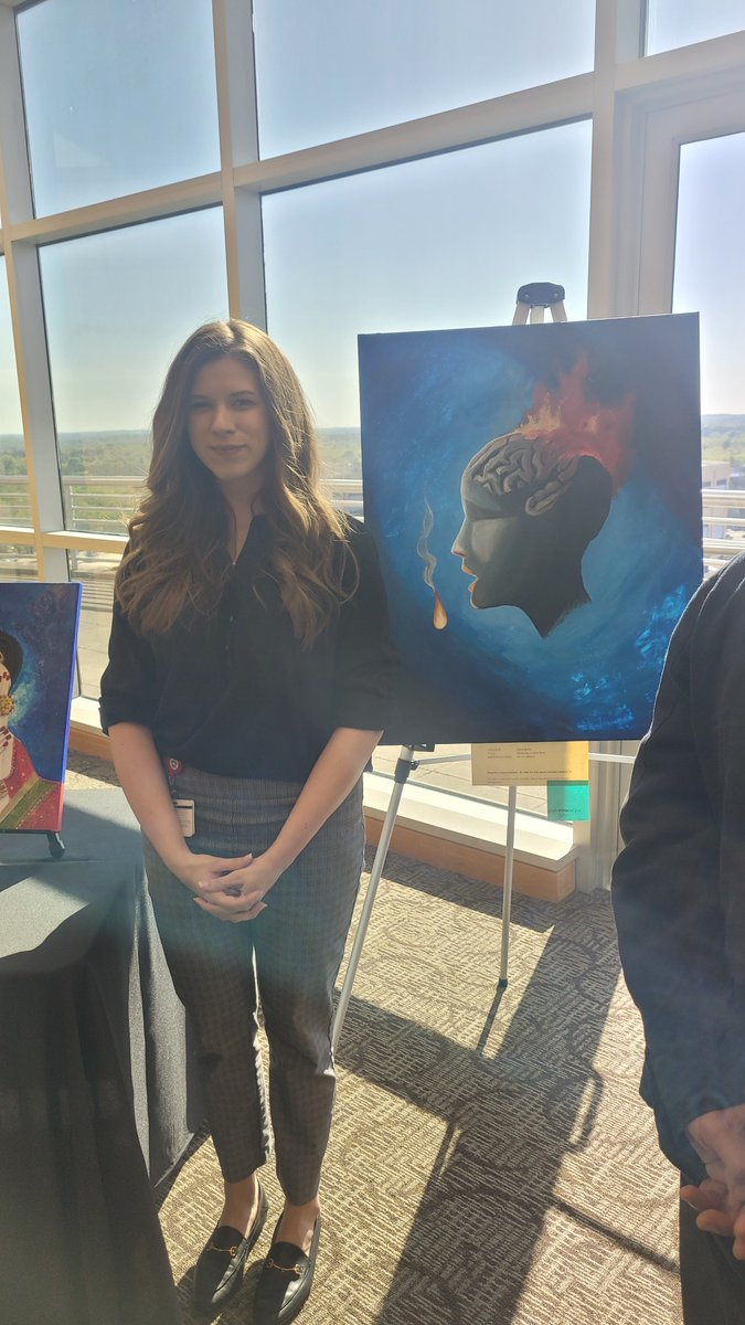 UAMSGSA's tweet photo. The annual Art from the Heart event!
Special thanks to the GSA organizing committee, including our graduate student representatives Madeleine and Reham, for their dedication.
Graduate students:
🎨Emory Melone (People's Choice Award)
🎨Carol Morris
🎨Reham Sewilam (GSA President) https://t.co/GcXuuGcbK8