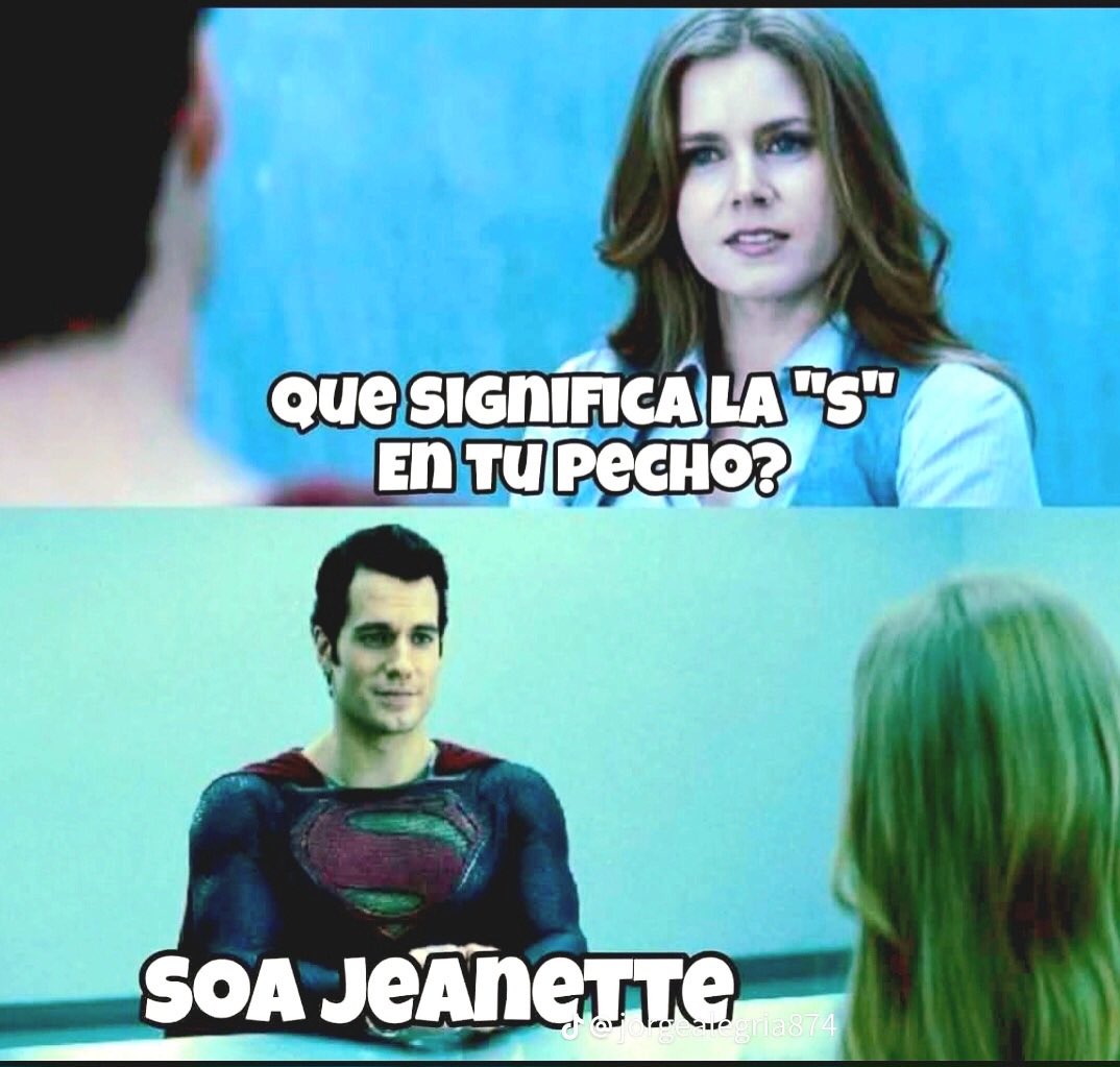 Hasta supermán lo sabe ☺️ <a href="/jeannette_jara/">Jeannette Jara Román</a>