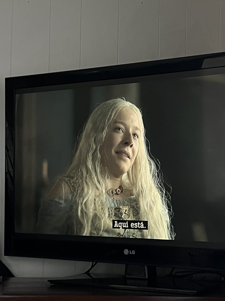 nyratruther's tweet photo. mother is watching HOTD for the third time 😭 I’ve created a monster https://t.co/37ringwTwP