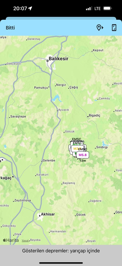 Uygulama 30-40 saniye önceden haber veriyor.
Çok uzun sürdü.
Herkese geçmiş olsun  #deprem
