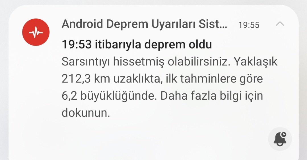 Bu sistemi geliştiren herkesin emeklerine sağlık. İlk kez bir depremden sarsıntı öncesi haberdar oldum. Teknolojinin önemi ve doğru kullanımına çok iyi bir örnek.