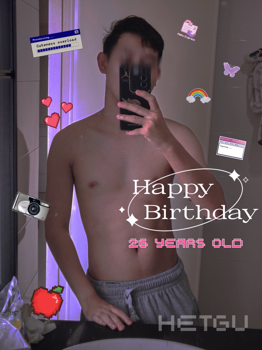 🍄: HBD TO ME 26 Y. แก่ขึ้นอีกปีแล้ว 🎂🎉