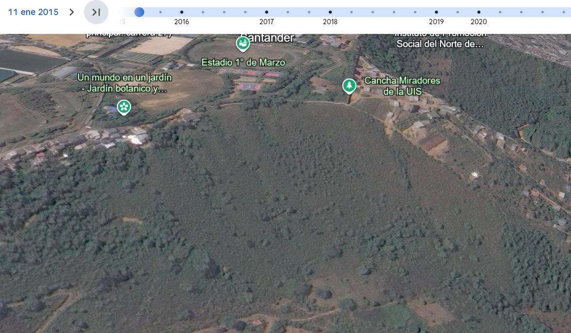 bryamgomez51606's tweet image. La ciudad expande su huella, pero también su vulnerabilidad.
En este ejemplo vemos cómo en solo 10 años, detrás de la UIS, surgieron 51.313 m² de invasión en zona de alto riesgo.
En 2017, 290 mil personas vivían en riesgo en el AMB. ¿Y en 2025?
#Urbanismo #Riesgo #Bucaramanga