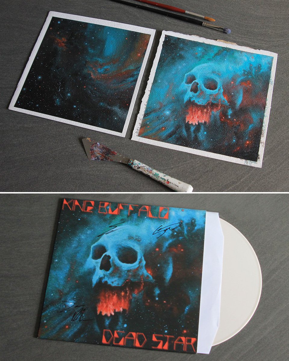 Ryan T. Hancock (@ryan_t_hancock) on Twitter photo Here's the painting that basically started my career as a cover artist, 6 years ago for 'Dead Star' by <a href="/kingbuffaloband/">King Buffalo</a>
I'm excited to see them play again this Wednesday in Manchester!π€
Acrylic on paperππ¨
10x10" Here's the painting that basically started my career as a cover artist, 6 years ago for 'Dead Star' by <a href="/kingbuffaloband/">King Buffalo</a>
I'm excited to see them play again this Wednesday in Manchester!π€
Acrylic on paperππ¨
10x10"