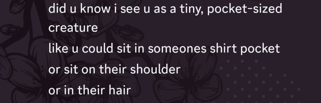 do u guys also see me this way..