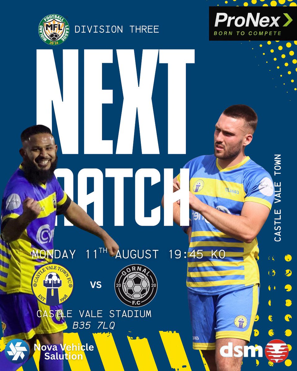 Tomorrow we take on Gornal fc