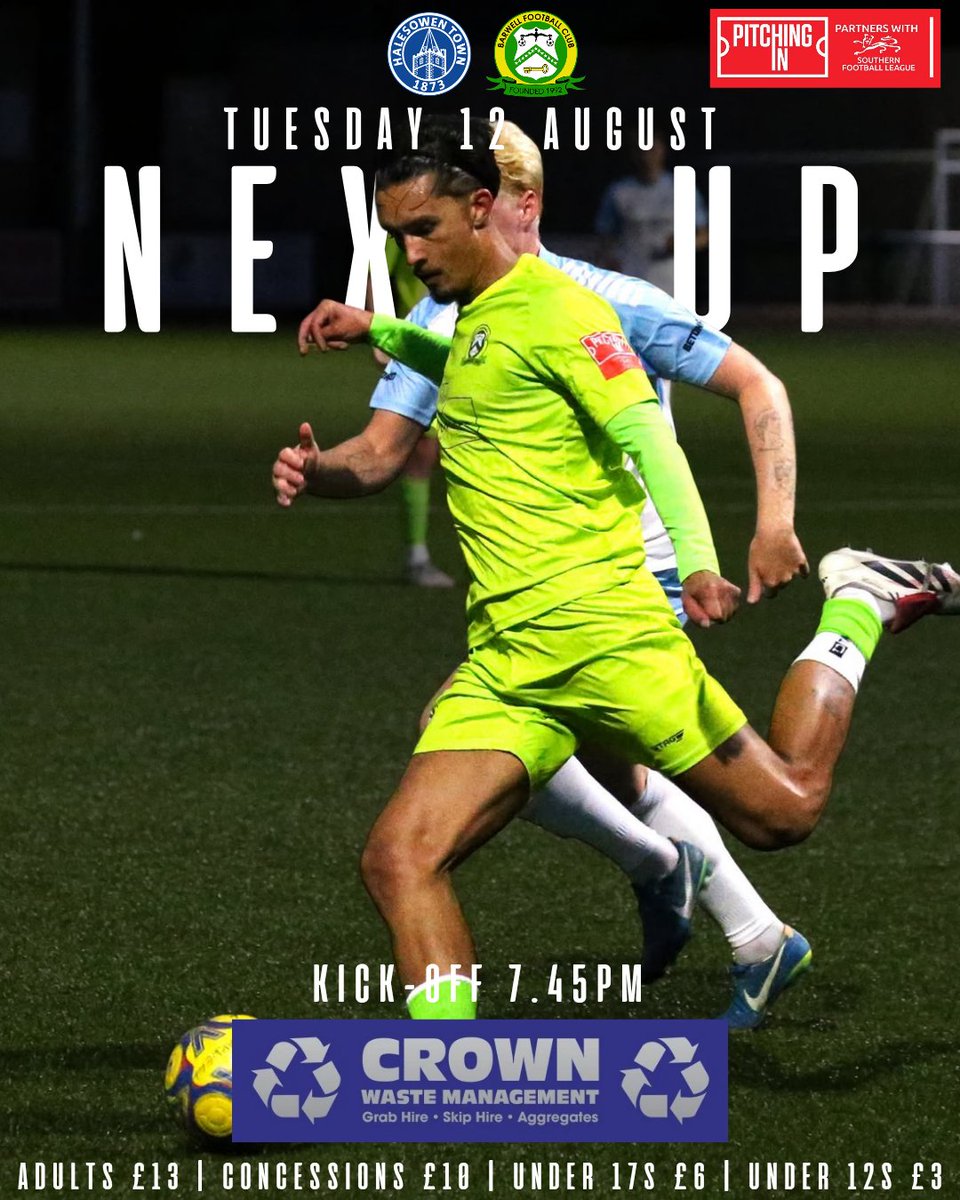 BarwellFC1992's tweet image. NEXT UP!!!

The first away day of the season sees us head to the Black Country and @halesowentownfc 

It's a quick return for the Canaries who managed to get a credible 0-0 draw back at The Grove back in April.

Full details below ⬇️

#UpTheCanaries #Barwell
 @BBCRLSport